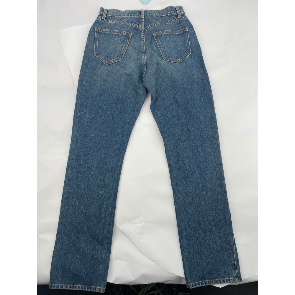 DOEN High Rise Straight Leg Jeans 25 Blue Good Organic Cotton - Picture 5 of 7